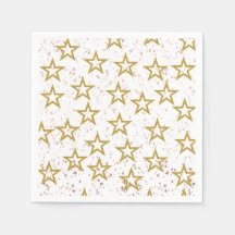 Elegant Stars Confetti Roze, Wit en Goud Party