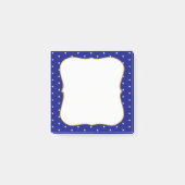 Elegant Stars over Royal Blue Post-it® Notes (Voorkant)