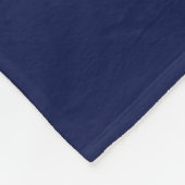 Elegant Stars Spiral op Navy Blue Fleece Deken (Hoek)