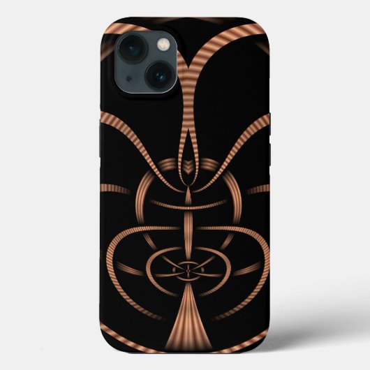 Elegant Steampunk: Bekabeld voor geluid Case-Mate iPhone Case (Achterkant)