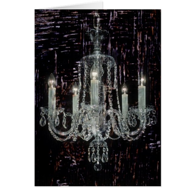 elegant steampunk gothic crystal chandelier (Voorkant)