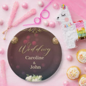 Elegant steampunk ontwerp, papieren bordje (Feest)