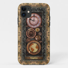 Elegant  Steampunk Time-stuk Case-Mate iPhone Case