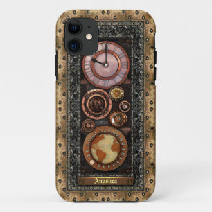 Elegant  Steampunk Time-stuk Case-Mate iPhone Case