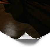 Elegant Steampunk Victorian Lady in Brown Perfect Poster (Hoek)