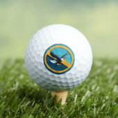 Elegant Steenarend Embleem Golfballen (Insitu Shirt)