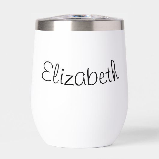 Elegant  Stemless wijnglas (Voorkant)