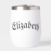 Elegant  Stemless wijnglas (Voorkant)