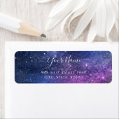 elegant sterrenstelsel - gepersonaliseerd etiket (Insitu)