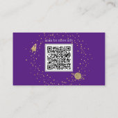 elegant sterrenstelsel no2 visitekaartje (Achterkant)