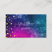 elegant sterrenstelsel no2 visitekaartje (Voorkant)