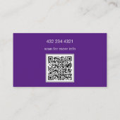 elegant sterrenstelsel no2 visitekaartje (Achterkant)