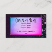 Elegant  stijl aangepaste visitekaartje (Achterkant)