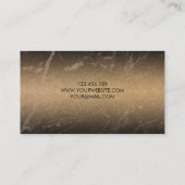 Elegant stijl visitekaartje (Achterkant)