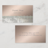 Elegant stijlvol, afbeelding, kant visitekaartje (Voorkant / Achterkant)