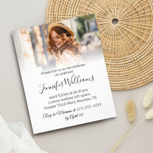 elegant, stijlvol Afstuderen Flyer