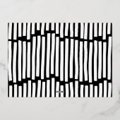 elegant stijlvol Alles is heldere kerstFolie Holi Folie Feestdagenkaart (Achterkant)