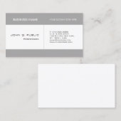 Elegant stijlvol bedrijfontwerp Moderne grafische Visitekaartje (Voorkant / Achterkant)