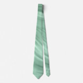 Elegant stijlvol Blauwgroen wervelpatroon Stropdas (Voorkant)