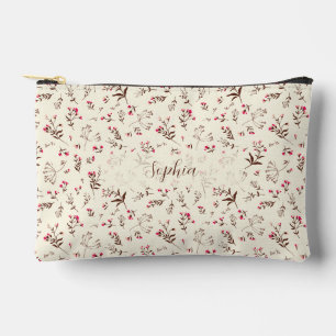 Elegant Stijlvol Bloempotlood hoesje, make-up Etui