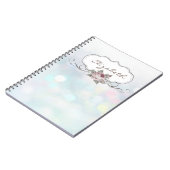 Elegant Stijlvol, Bokeh, Roos Notitieboek (Linkerzijde)