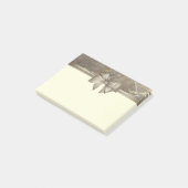 Elegant Stijlvol, Boog, Marmer Post-it® Notes (Schuin)