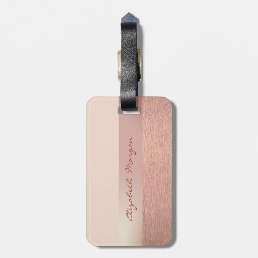 Elegant Stijlvol Chic,Cat Bagagelabel (Achterkant verticaal)