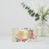 Elegant Stijlvol Chic, Flowers Visitekaartje (Staand voorkant)