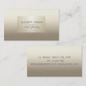 Elegant Stijlvol, Chic, Professional Visitekaartje (Voorkant / Achterkant)
