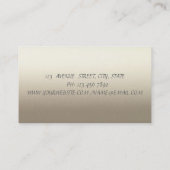 Elegant Stijlvol, Chic, Professional Visitekaartje (Achterkant)