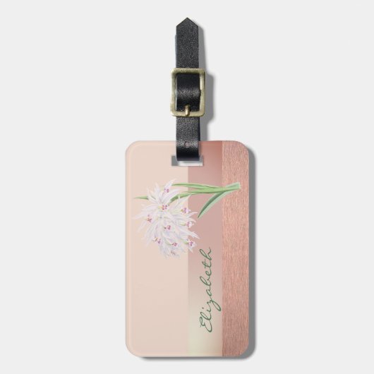 Elegant Stijlvol Chic, ventilator Bagagelabel (Voorkant verticaal)