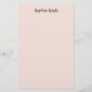Elegant stijlvol chique eenvoudig handschrift briefpapier