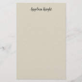 Elegant stijlvol chique eenvoudig handschrift briefpapier (Voorkant)