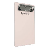 Elegant stijlvol chique eenvoudig handschrift mini klembord (Schuin)
