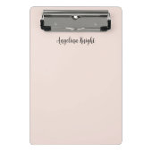 Elegant stijlvol chique eenvoudig handschrift mini klembord (Voorkant)