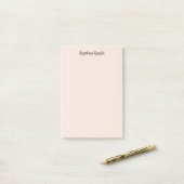 Elegant stijlvol chique eenvoudig handschrift post-it® notes (Op bureau)