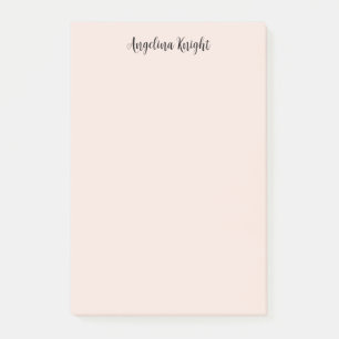 Elegant stijlvol chique eenvoudig handschrift post-it® notes