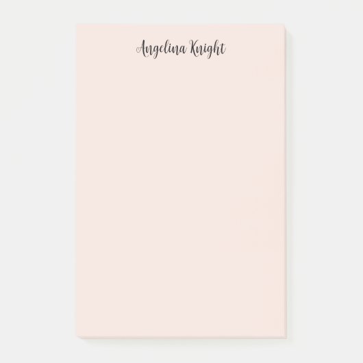 Elegant stijlvol chique eenvoudig handschrift post-it® notes (Voorkant)
