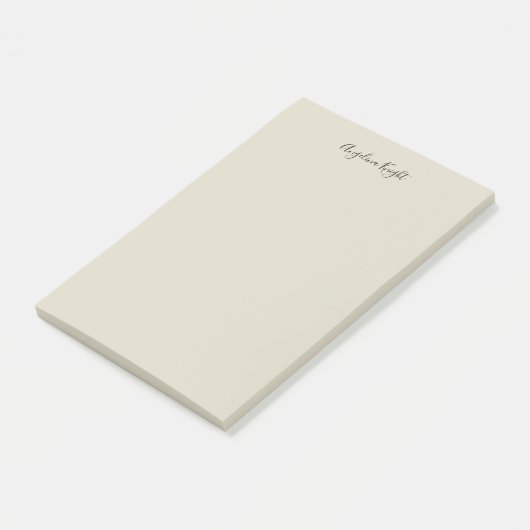 Elegant stijlvol chique eenvoudig handschrift post-it® notes (Schuin)