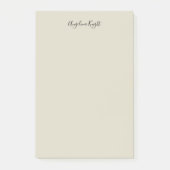 Elegant stijlvol chique eenvoudig handschrift post-it® notes (Voorkant)