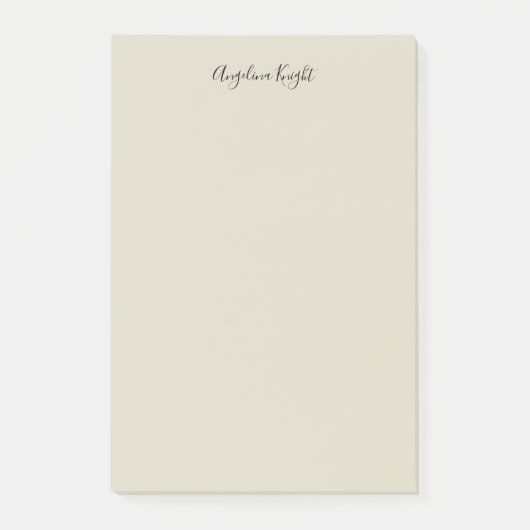 Elegant stijlvol chique eenvoudig handschrift post-it® notes (Voorkant)
