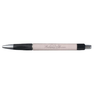 Elegant, stijlvol chique monogram, naam Pearl Pink Pen