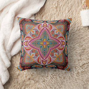 Elegant Stijlvol Classic Paars Paisley Pattern Kussen