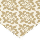 Elegant stijlvol Classy White Gold Damask Tafelkleed (Gekanteld)