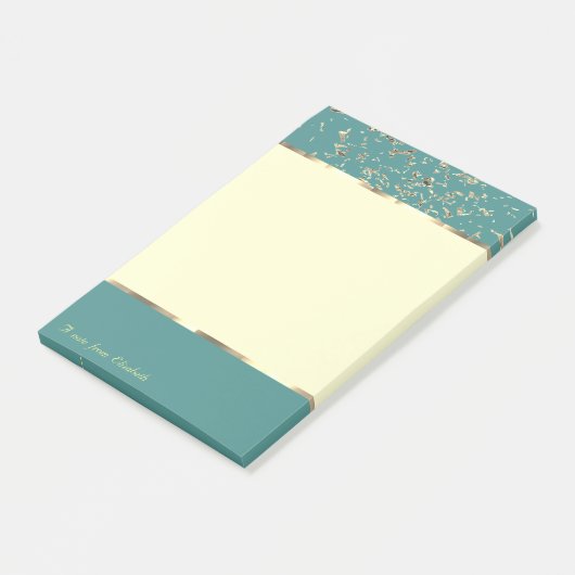 Elegant stijlvol, Confetti Post-it® Notes (Schuin)