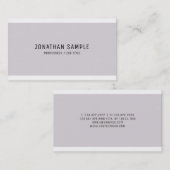 Elegant stijlvol design met moderne vormgeving visitekaartje (Voorkant / Achterkant)