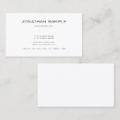 Elegant stijlvol design met moderne vormgeving visitekaartje (Voorkant / Achterkant)