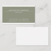 Elegant stijlvol design, modern, luxe Professional Visitekaartje (Voorkant / Achterkant)