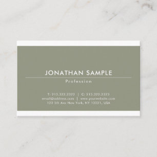 Elegant stijlvol design Modern Plain Luxury Trendy Visitekaartje