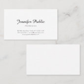 Elegant stijlvol design, modern, professioneel des visitekaartje (Voorkant / Achterkant)